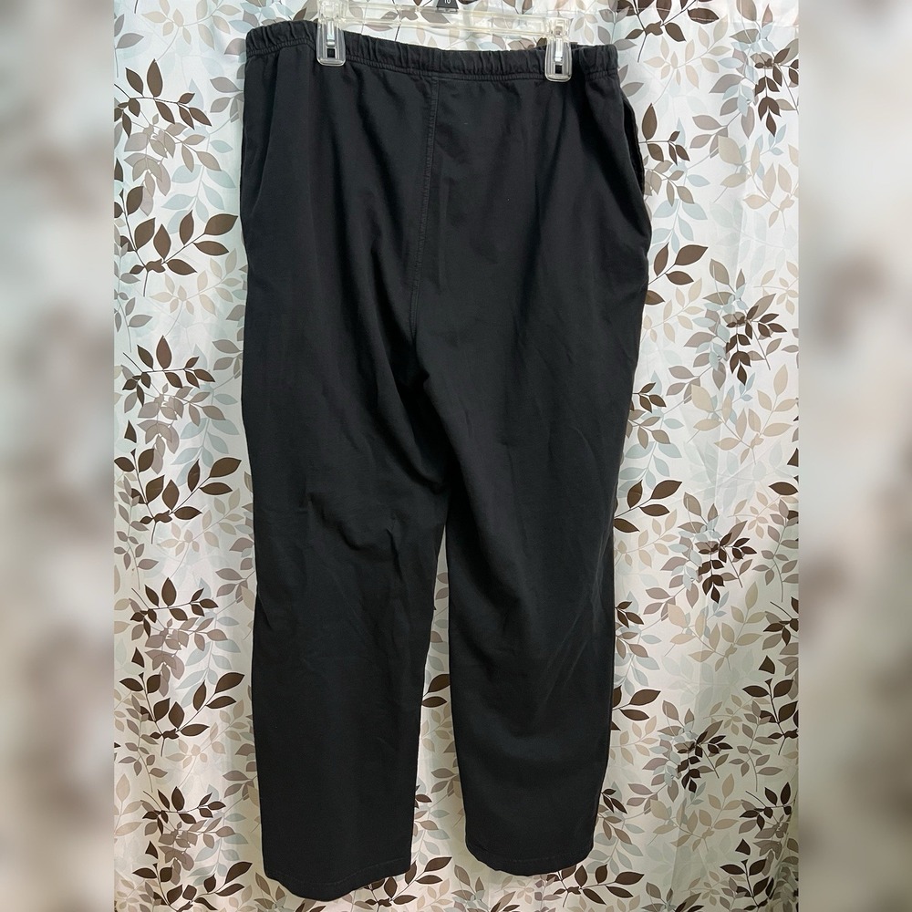 Vintage Y2K Harley Davidson Motorcycles Mens XL Wide Leg Pajamas Pants Black - Picture 5 of 9